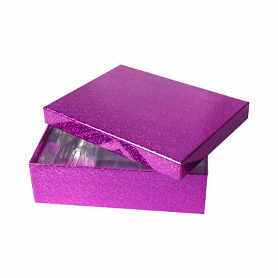 Caixas de presente cosméticas da cor de CMYK, caixa de papel holográfica com ANIMAL DE ESTIMAÇÃO Tray And Lid
