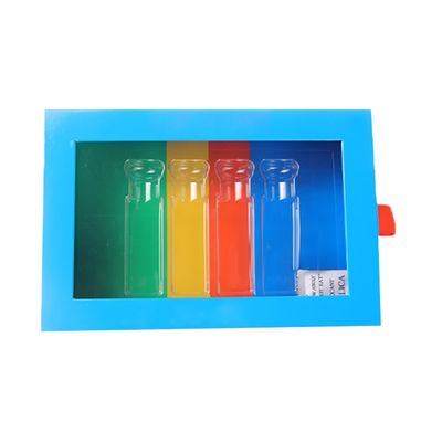 Caixa de presente feito a mão da fragrância da cor de CMYK com a janela clara do ANIMAL DE ESTIMAÇÃO de 4 cavidades