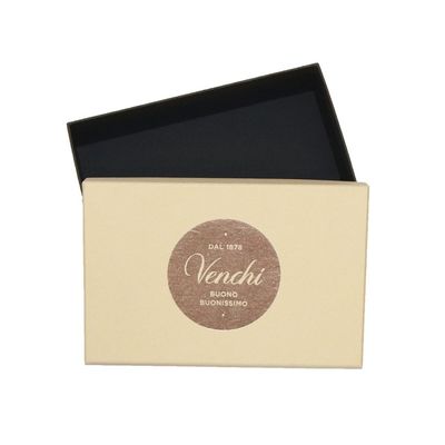 O empacotamento destacável do presente do chocolate da tampa encaixota 20*13*5cm com bege
