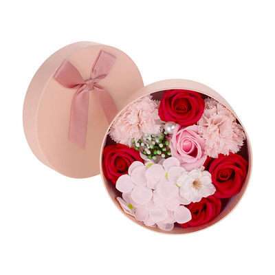 Caixas personalizadas do ramalhete da flor da curva da fita do cartão para flores artificiais