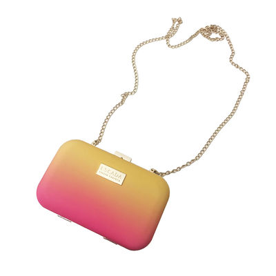 Grampeie o mensageiro de dupla utilização Evening Clutch Bag do ombro do fechamento para o cocktail