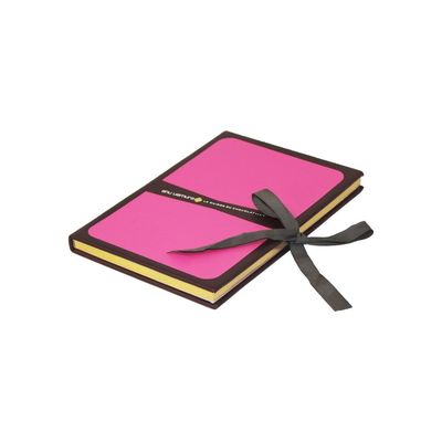 A capa dura personalizada do Bowknot alinhou o jornal para o esboço das notas
