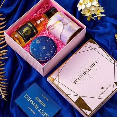 Delicated Art Paper Rigid Gift Box com a tampa para o cosmético feito a mão do sabão