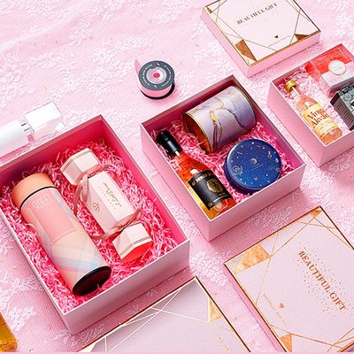 Delicated Art Paper Rigid Gift Box com a tampa para o cosmético feito a mão do sabão