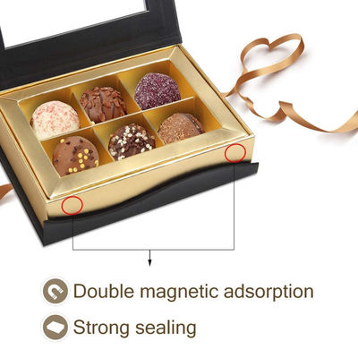 6 caixas de presente pequenas impressas costume da apresentação do cartão das estrutura para chocolates