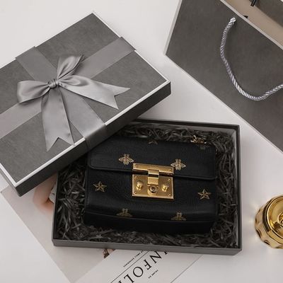 Caixa de presente personalizada do retângulo da cor de Pantone grande com a caixa de presente do lenço das tampas