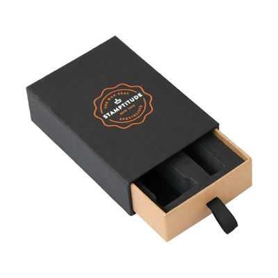 Caixa de presente de papel rígida do estilo feito a mão da gaveta com selo de EVA Insert For Wax Seal
