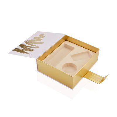 caixa de empacotamento dos cuidados com a pele magnéticos de 25*20.5*7.5cm para produtos dos cuidados com a pele