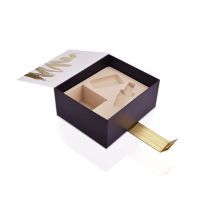 caixa de empacotamento dos cuidados com a pele magnéticos de 25*20.5*7.5cm para produtos dos cuidados com a pele