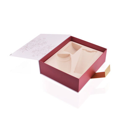caixa de empacotamento dos cuidados com a pele magnéticos de 25*20.5*7.5cm para produtos dos cuidados com a pele