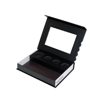 Caixa de armazenamento magnética personalizada do fechamento, caixa de presente magnética Multifuntional da tampa com espelho