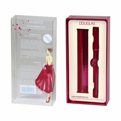 O presente dobrável da composição da luva do ANIMAL DE ESTIMAÇÃO ajustou a caixa 74*32*160mm para o lápis do olho
