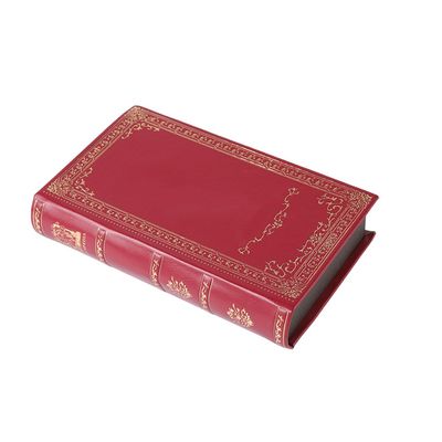 Caixas de presente vermelhas do perfume da forma do livro 21*13*4cm com tampa e EVA Insert magnéticas