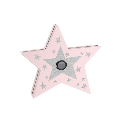 Caixas de presente estrelados decorativas do perfume da forma com tampa destacável