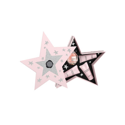 Caixas de presente estrelados decorativas do perfume da forma com tampa destacável