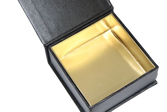do presente de múltiplos propósitos do chocolate de 8*8*3.5cm caixas de empacotamento com logotipo de carimbo quente