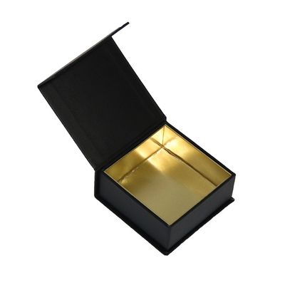 do presente de múltiplos propósitos do chocolate de 8*8*3.5cm caixas de empacotamento com logotipo de carimbo quente