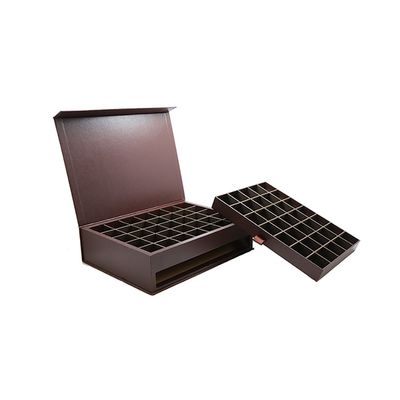 Caixas de empacotamento do presente do chocolate da dupla camada do serviço do OEM com base da gaveta