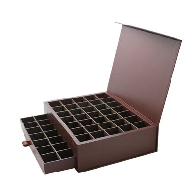 Caixas de empacotamento do presente do chocolate da dupla camada do serviço do OEM com base da gaveta