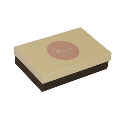 O empacotamento destacável do presente do chocolate da tampa encaixota 20*13*5cm com bege