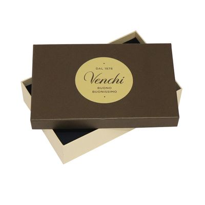 Duas do cartão de chocolate partes da caixa 20*13*5cm dos doces com tampa