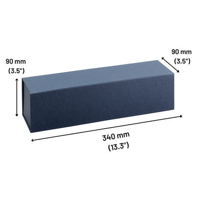 Tipo de dobramento magnético azul de Snapshut Champagne Bottle Box 33*9*9cm