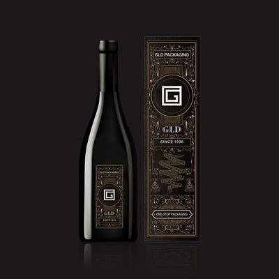 Rígido anunciou a caixa dobrável do vinho fácil montam para o aniversário