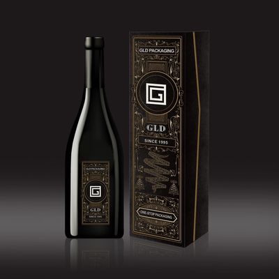 Rígido anunciou a caixa dobrável do vinho fácil montam para o aniversário