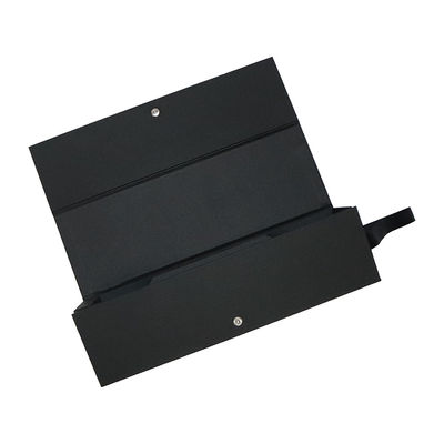 Caixas de presente de dobramento do fechamento instantâneo customizável com punho Matt Black