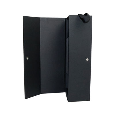 Caixas de presente de dobramento do fechamento instantâneo customizável com punho Matt Black