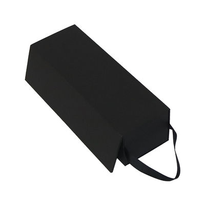 Caixas de presente de dobramento do fechamento instantâneo customizável com punho Matt Black