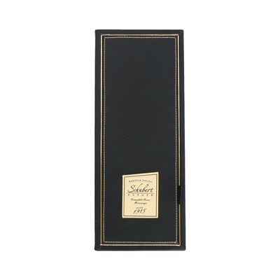 Caixas de empacotamento recicladas do presente do vinho do cartão, única corrediça da caixa da garrafa de vinho para fora preta
