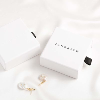Caixas de presente de papel multifuncionais da joia personalizadas para brincos