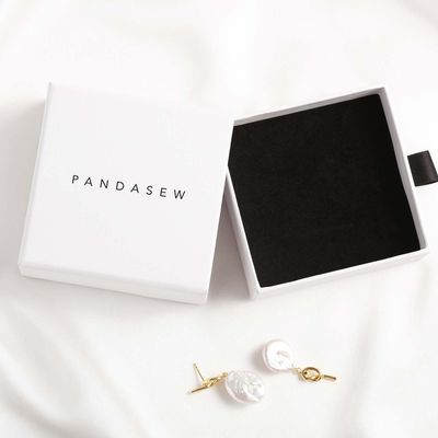 Caixas de presente de papel multifuncionais da joia personalizadas para brincos