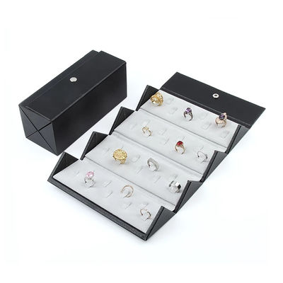 guardas-joias feitas sob encomenda dobráveis magnéticas do cartão de 10*5*5cm para o anel