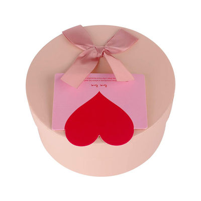 Caixas personalizadas do ramalhete da flor da curva da fita do cartão para flores artificiais
