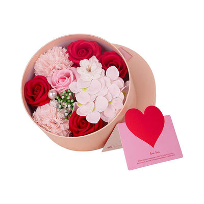 Caixas personalizadas do ramalhete da flor da curva da fita do cartão para flores artificiais