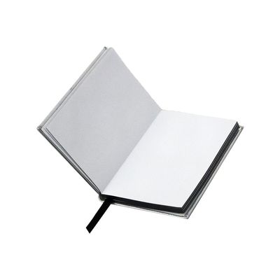 Logotipo personalizado da capa dura de 72 páginas de placa das folhas caderno branco